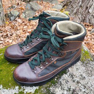 L.L.Bean Vintage Air 8000 Mens' Hiking Boots Vibram Sole Made in ITALY